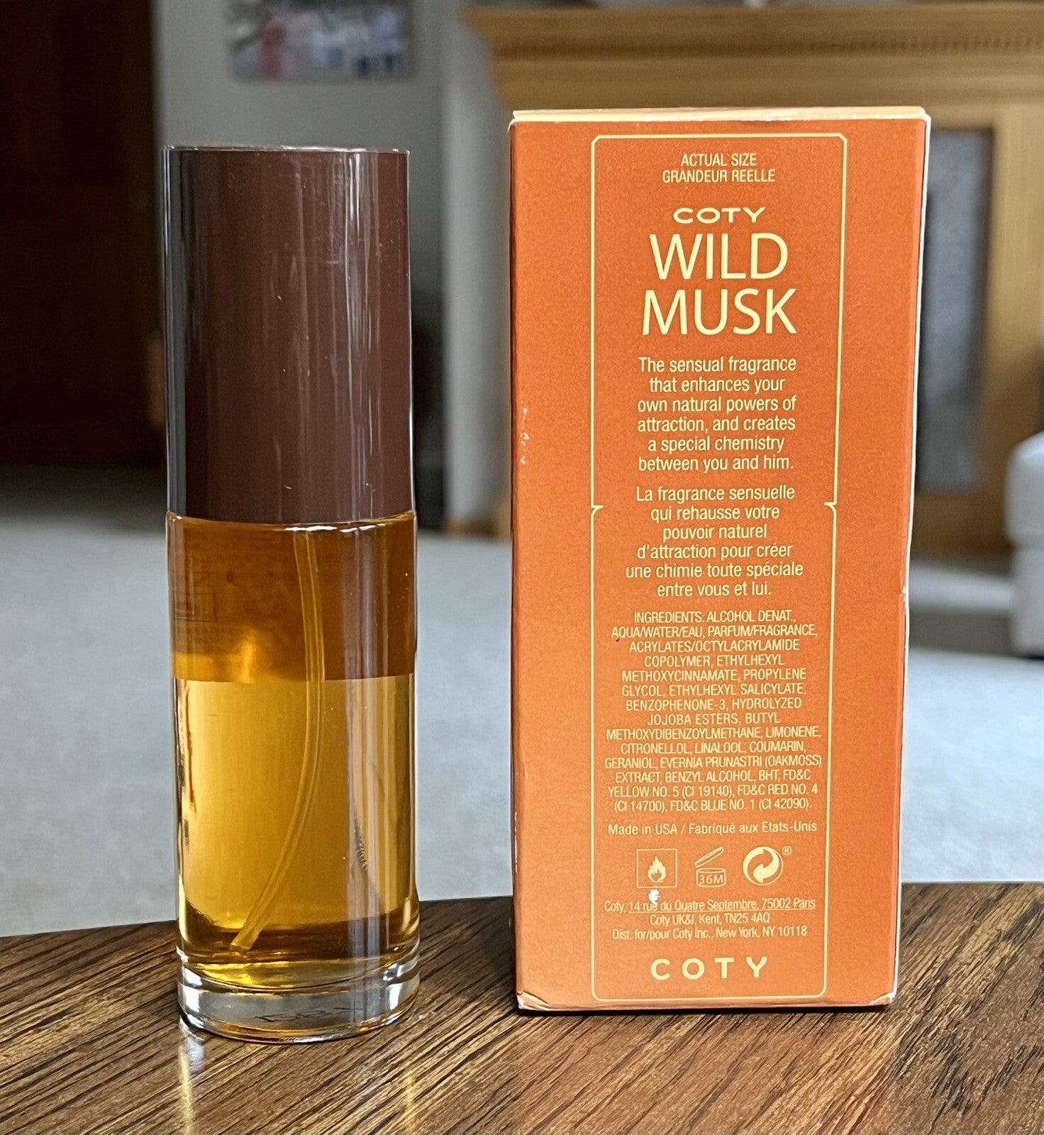 Wild Musk for Men Eau de Cologne Spray 1.5 oz, (Buy 1 Get 1 Free)